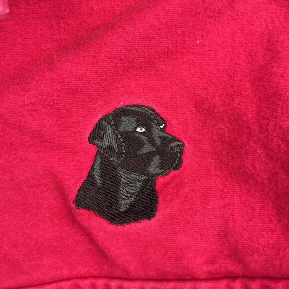 Vintage Cabela’s Brushed Flannel Shacket XL Embroidered Labrador Dog Heavyweight - Picture 14 of 16